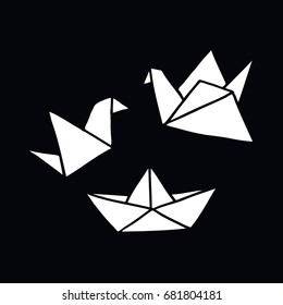 origami doodle icon