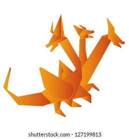 Origami dragons