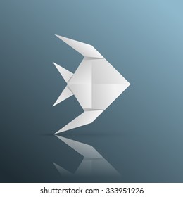 Origami fish.