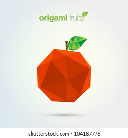 Origami fruits / Apple