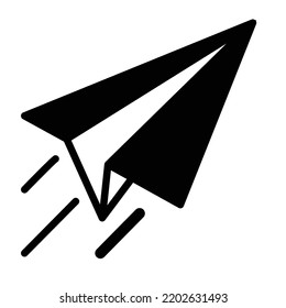 Origami Glyph Vector Icon easily modified


