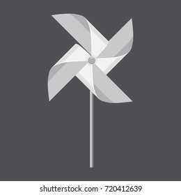Origami hand mill concept background. Realistic illustration of origami hand mill vector concept background for web design