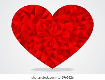 Origami heart