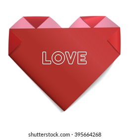 Origami heart