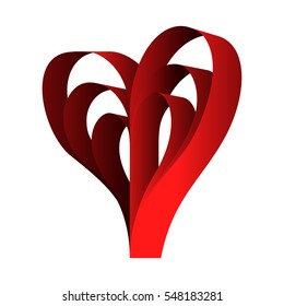 Origami heart