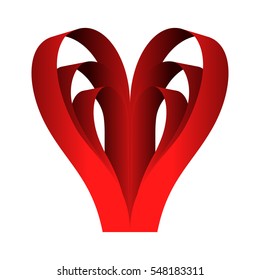 Origami heart