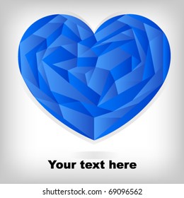 Origami heart