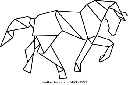 Origami Horse Images Stock Photos Vectors Shutterstock