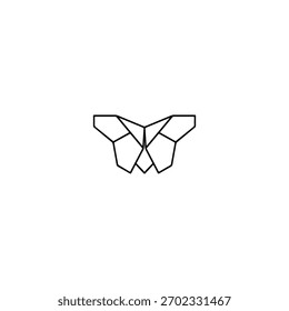 Diseño de Vector plano de icono de origami.