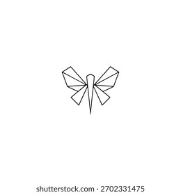 Diseño de Vector plano de icono de origami.