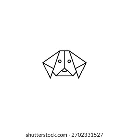 Diseño de Vector plano de icono de origami.