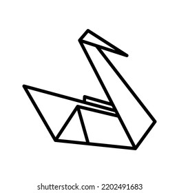 origami icon. Folded paper sheets sign. vector illustration