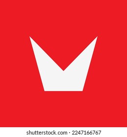 Origami-Symbol, grafische Ressourcenvorlage, Vektorgrafik.
