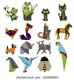 Origami Icon Set