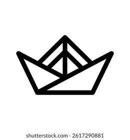 Origami Icon Vector Symbol Design Illustration