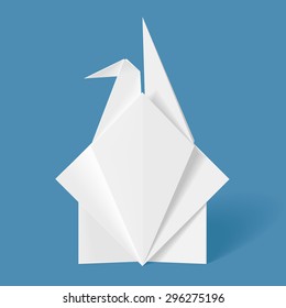 Origami Letter Crane