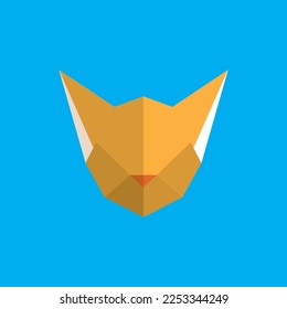 origami logo design vector icon symbol template illustration