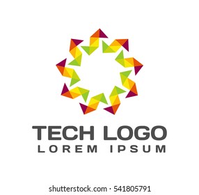 Origami logo. Origami icon. Technology Icon. Tech logo. Business, Connect, Network Logo. Web, Marketing, Technology, Network icon. Business icon. Company, Corporate, Finance, Union, Business logo.