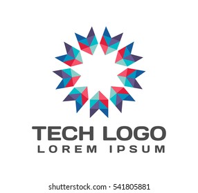 Origami logo. Origami icon. Technology Icon. Tech logo. Business, Connect, Network Logo. Web, Marketing, Technology, Network icon. Business icon. Company, Corporate, Finance, Union, Business logo.