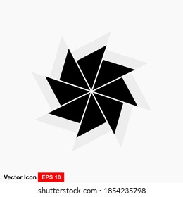 Origami mill icon. Cartoon illustration of origami mill vector icon for web design
