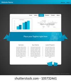 Origami modern web template.