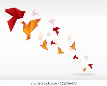 Origami Paper Bird