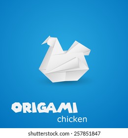 Origami Paper Chicken