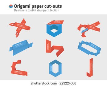 Origami - paper cut-outs