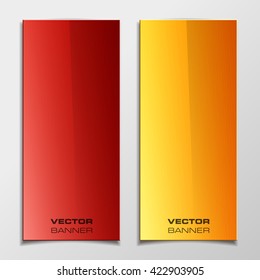 Origami paper infographic colorful banners set. Annotation ribbon. Design shape. Speech talking cloud. Vector label tag. 

