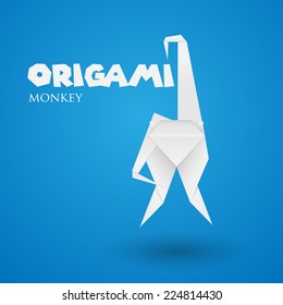 Origami Paper Monkey