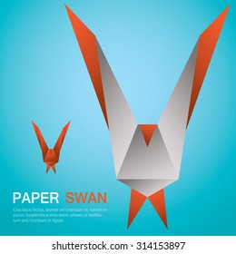 Origami Paper Swan