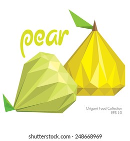 origami pear