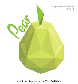 origami pear