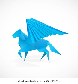 Origami pegasus