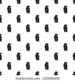 Origami penguin pattern vector seamless repeating for any web design