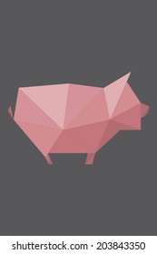 Origami Pig