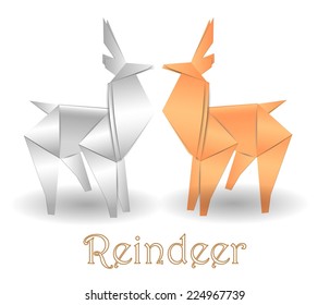 Origami, reindeer