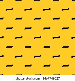 Origami ribbon pattern seamless vector repeat geometric yellow for any design