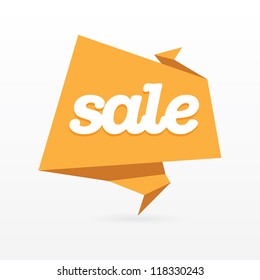 origami sale bubble