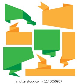 Origami Sale Web Banner Collection