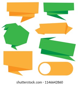 Origami Sale Web Banner Collection