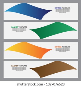 origami sheet abstract banner template