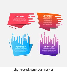 Origami speed box:big sale. special sale. super sale.  Vector abstract geometric origami