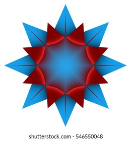 Origami star