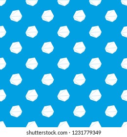 Origami stone pattern vector seamless blue repeat for any use