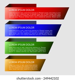 origami style 3d infographic elements vector, origami style 3d infographic design template vector, spares for infographic vector