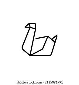 origami style illustration of birds. abstract geometric outline drawing for icon, logo, element, etc. uncolored vector element design.
origami style illustration of birds. abstract geometric outline