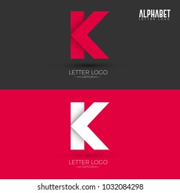 Origami Style K Letter Logo