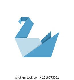 Origami Swan Icon