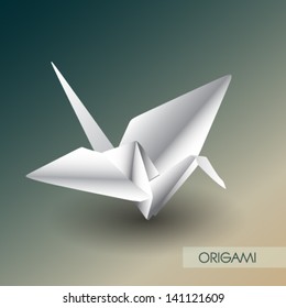  Origami symbolic vector illustration.